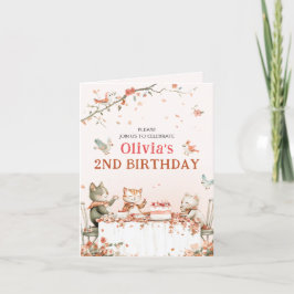 Festa de Flor com Convite Dobrado