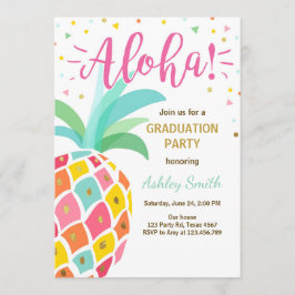 Festa de formatura Aloha Convite Pineapple hawaii