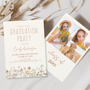 Festa de Formatura com Flores Silvestres Foto Boho