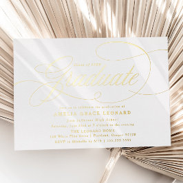 Festa de Formatura com Grafismo em Dourado Elegant