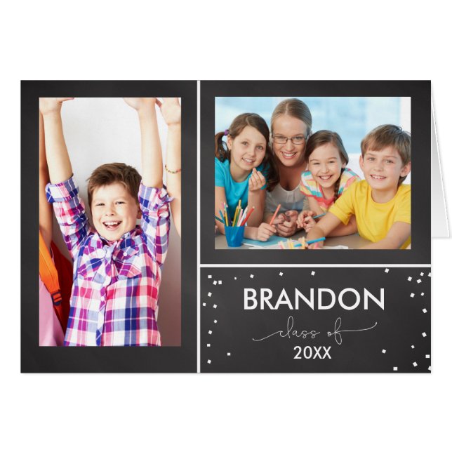 Festa de formatura Convite Preto Para Blocos-Olhos (Frente Horizontal)