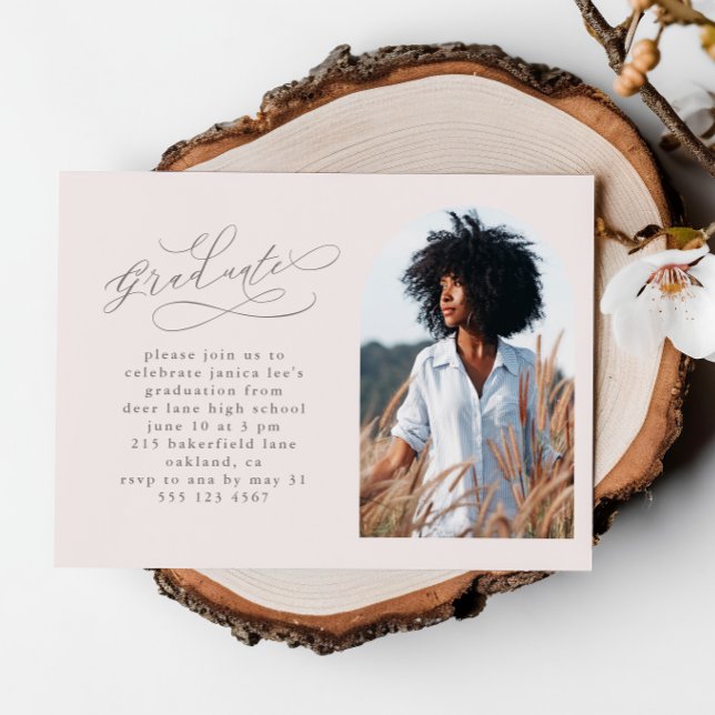 Festa de formatura de Arch de Fotografia de Script (Criador carregado)