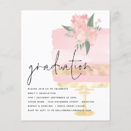 Festa de formatura de Bolo Dourado Rosa de Orçamen