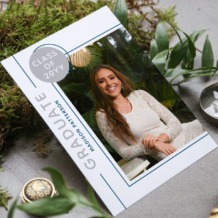 Festa de formatura de Fotografias - Azul Prateado 