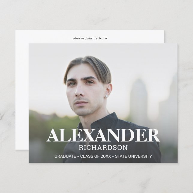 Festa de formatura de Fotografias do Nome do Métod (Frente/Verso)