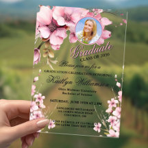 Festa de formatura de Fotografias Rosa Floral Acrí