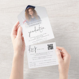 Festa de formatura de Script de Código QR de Sobre