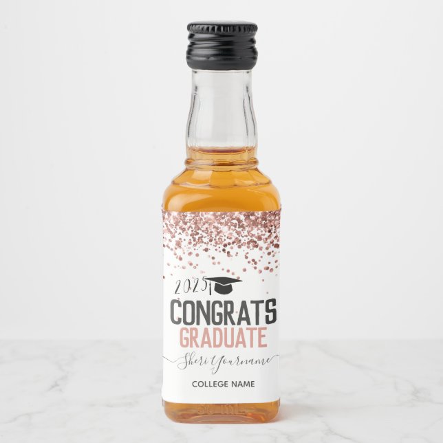 Festa de formatura Girly Glitter A Qualquer Ano (Frente)