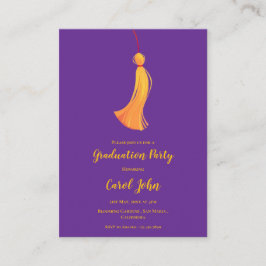 Festa de formatura Mini Convite Da Foto Tassel 202