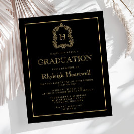 Festa de Formatura Orçamento Preto Dourado