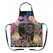 FESTA DE GARDEN Chow All-Over Impressão Apron