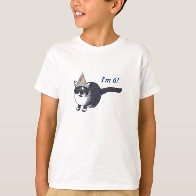 Festa De Gato Bonito Que Camisetas De Idade De Ani (Frente)