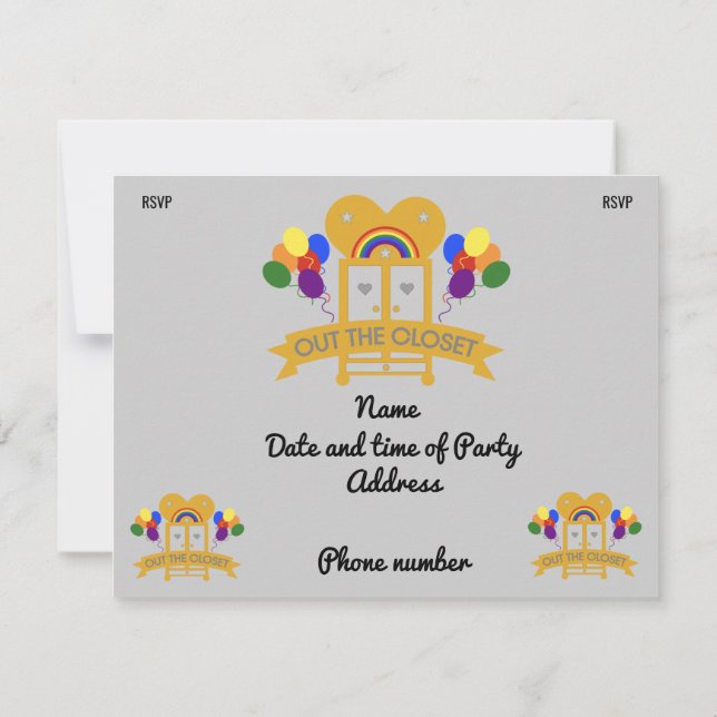 Festa de Gay a Sair 11 de outubro (Verso)