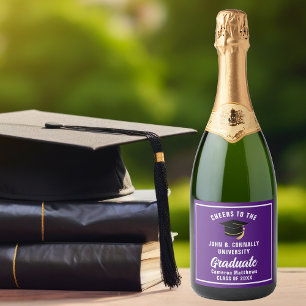 Festa de Graduação Personalizada Roxo Branco 2026