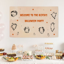 Festa de Halloween Adulto Vintage Gótica Banner