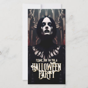 Festa de Halloween – Convite Sombrio Gótico