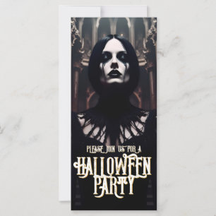 Festa de Halloween – Convite Sombrio Gótico
