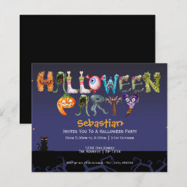Festa de Halloween divertida com orçamento TYPOGRA