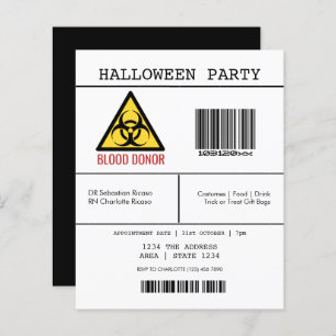 Festa de Halloween do BUDGET Doador de sangue peri