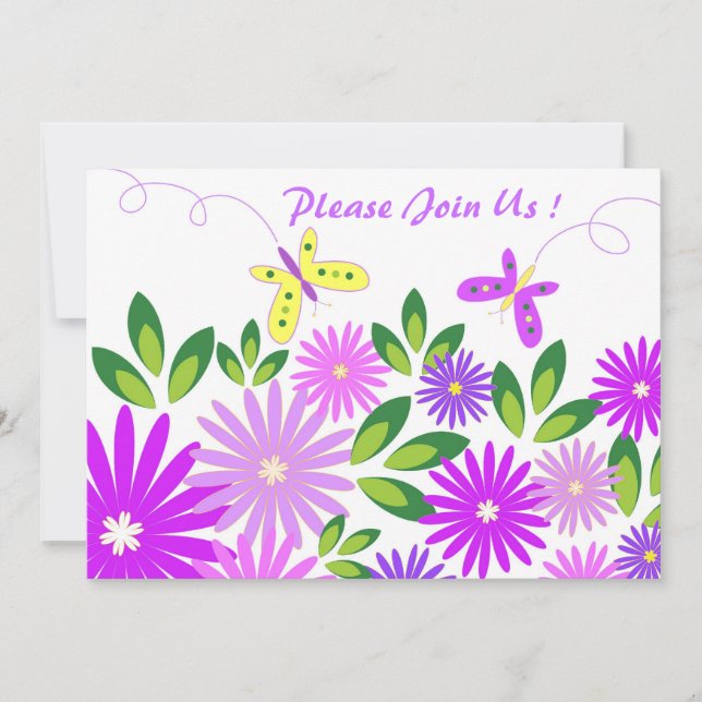 Festa de Jardim - Convite (Frente)