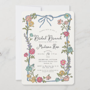 Festa de Jardim de Verão Bridal Floral Brilhante B