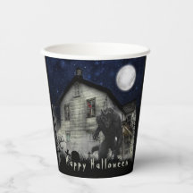 Festa de Lobisomem Feliz e Assustador do Halloween