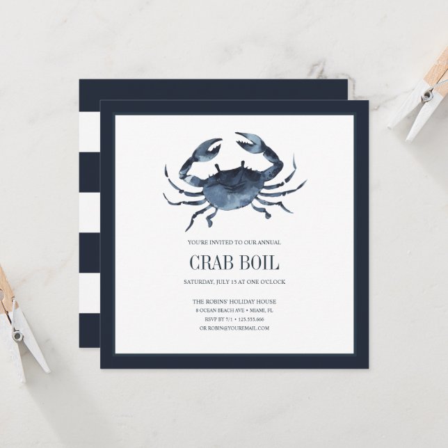 Festa de marisco de Banquete de caranguejo azul co (Frente/Verso In Situ)