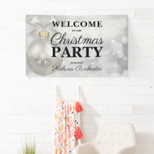 Festa de Natal Branco Elegante