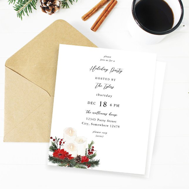 Festa de Natal com Bagas e Velas com Orçamento Lim (Criador carregado)