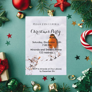 Festa de Natal convidam um cartão de latino boniti
