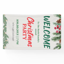 Festa de Natal da Família em Foto Vintage Verde e