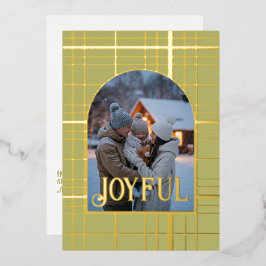 Festa de Natal de Gingham, Verde-Azul, Dourada