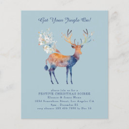 Festa de Natal de Reindet Festivo para Orçamento C