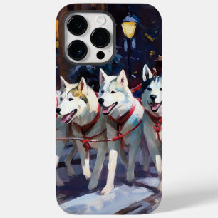 Festa de Natal do Husky Siberiano