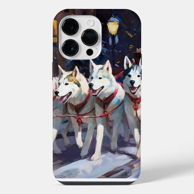 Festa de Natal do Husky Siberiano (Verso)