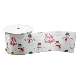 Festa de Natal Festiva Friso Personalizado Satin R