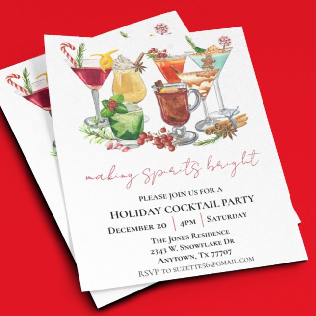 Festa de Natal: Making Spirits Bright Coquetel Par (Criador carregado)