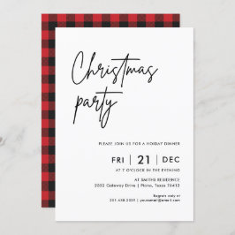 Festa de Natal Moderna | Convite para Janto Feriad