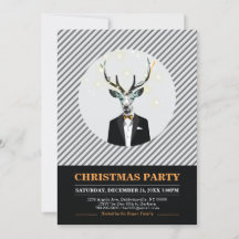 Festa de Natal Moderna, Convites para Festa de Fim