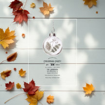 Festa de Natal Neutra do Boho Transparente