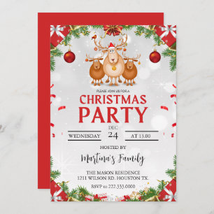 Festa de Natal para Convites de festas