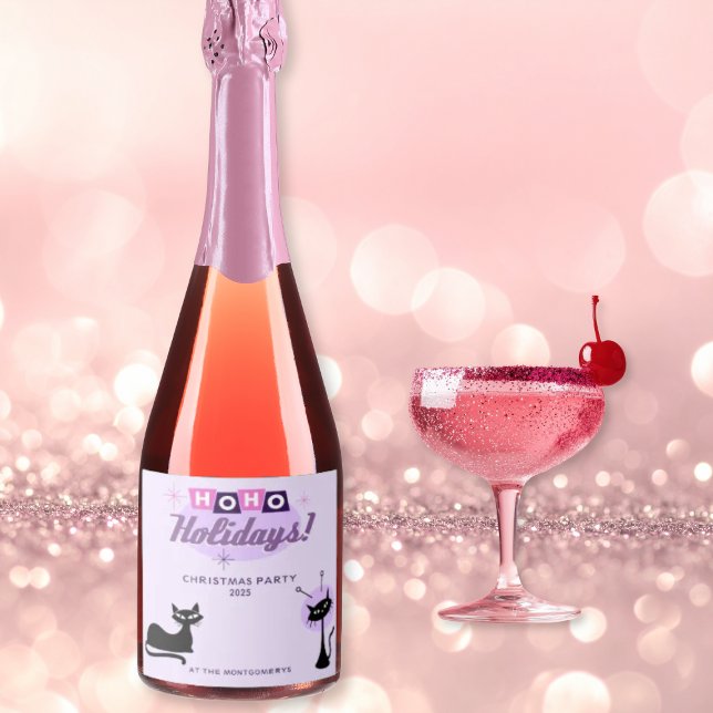 Festa de Natal Rosa em Estilo Moderno de Meados do (Criador carregado)
