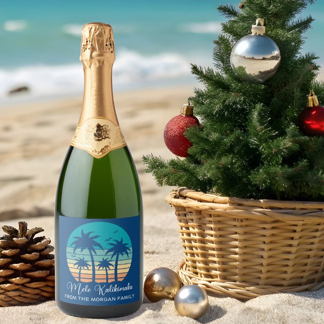 Festa de Natal Tropical Sunset Mele Kalikimaka (Criador carregado)