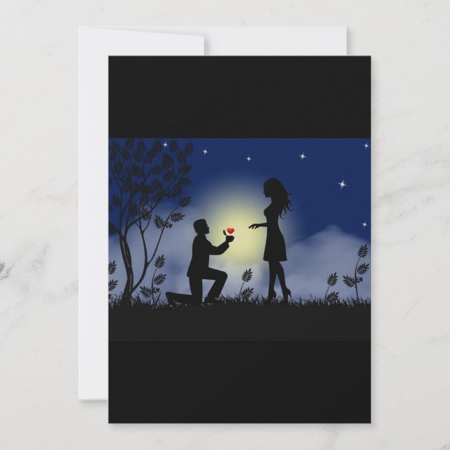 Festa de noivado, cartão de convite! (Frente)