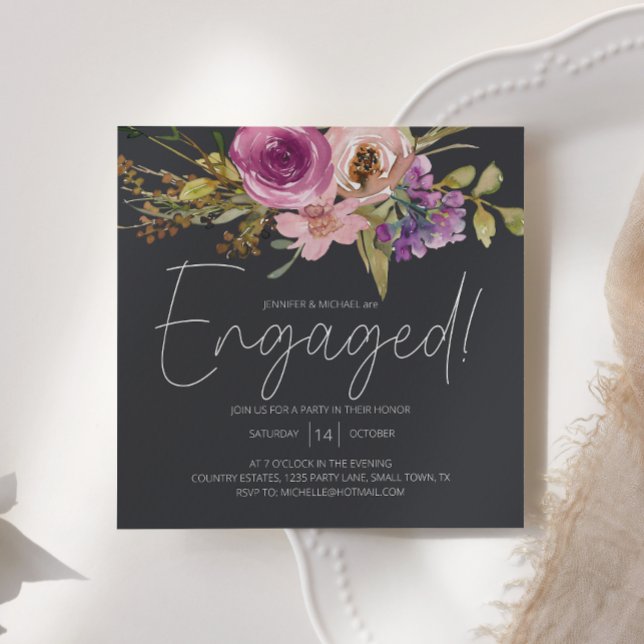 Festa de noivado de Carvões de Carvões Púrpura, Ro (Criador carregado)