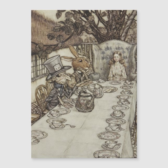 Festa de Ódio do Coelho de Alice Birthday (Frente)