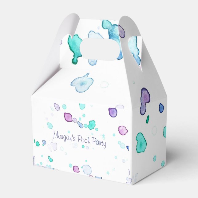 Festa de piscina ou Praia, Caixas de Favoritos de  (Frente)