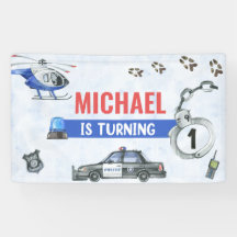 Festa de primeiro aniversario do Garoto Policial