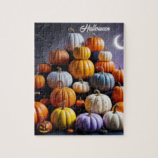 Festa de Quebra-cabeça do Halloween: Divertido dem (Vertical)