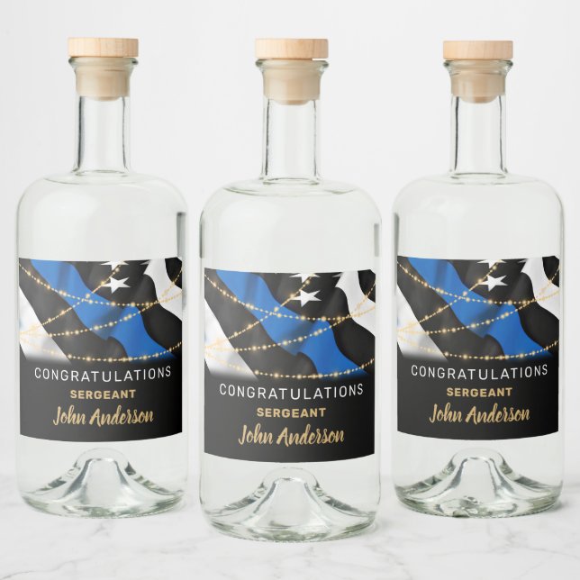 Festa de Reforma Policial da Linha Azul Thin (Garrafas)